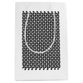 Sac Cadeau Moyen Mono Maze - Flux rétro (Devant)