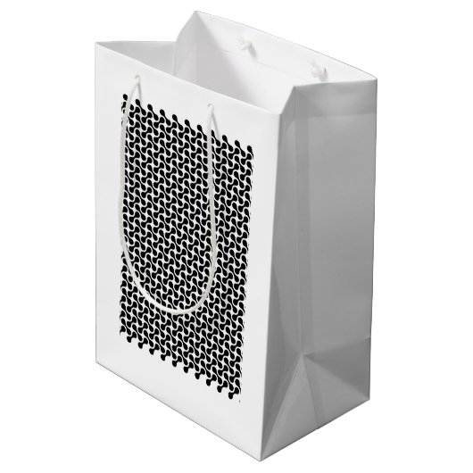 Sac Cadeau Moyen Mono Maze - Flux rétro (Dos Angle)