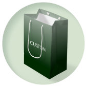 Sac Cadeau Moyen Monogramme Dégradé Vert