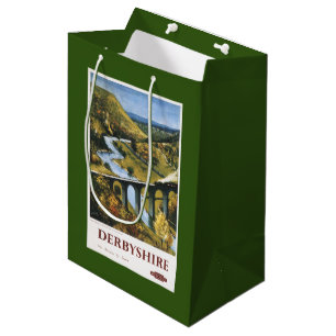 Sac Cadeau Moyen Monsal Dale, train et viaduc British Rail