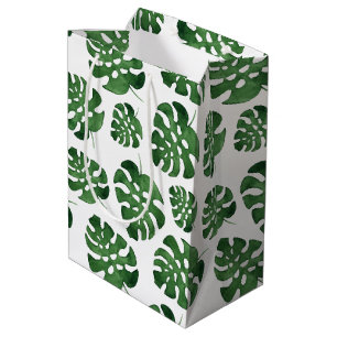 Sac Cadeau Moyen Monstera