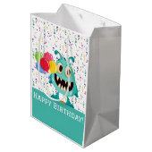 Sac Cadeau Moyen Monstre/Dessin/alien (Dos Angle)