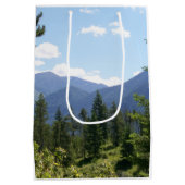 Sac Cadeau Moyen Montana Forest and Mountains Scenic View (Dos)