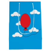 Sac Cadeau Moyen Montée du ballon rouge (Dos)