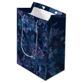 Sac Cadeau Moyen Moody Midnight Floral Wine Carrier (Devant Angle)