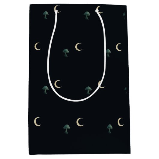 Sac Cadeau Moyen Moonlit Masquerade Elegant Halloween (Devant)