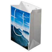 Sac Cadeau Moyen Morning Mountains Mist Landscape (Devant Angle)