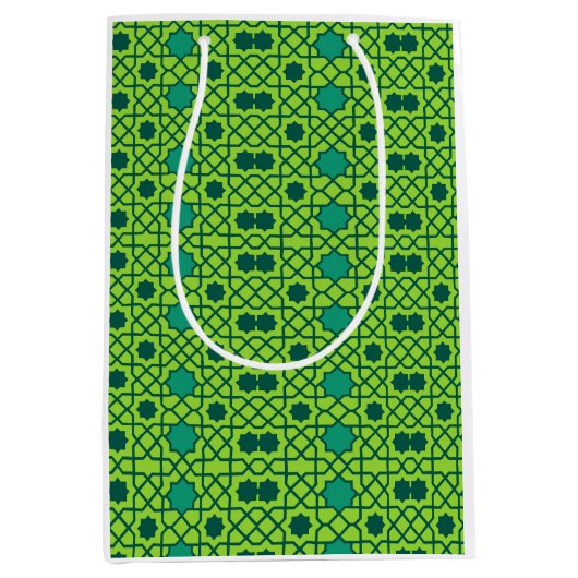 Sac Cadeau Moyen moroccan zelij (Devant)