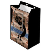 Sac Cadeau Moyen Mosaïque du désert sud-ouest de Kokopelli (Devant Angle)