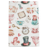 Sac Cadeau Moyen Motif Alice aquarelle (Devant)
