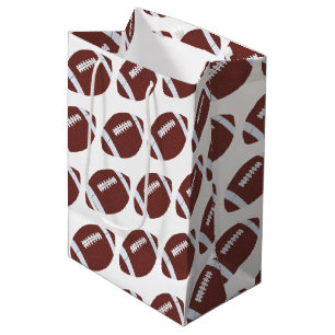 Sac Cadeau Moyen Motif américain de football Gridiron Ball