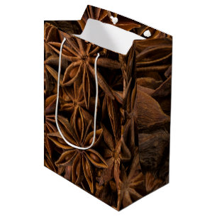 Sac Cadeau Moyen Motif Anise Stars