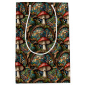 Sac Cadeau Moyen Motif bohème élégant rétro (Devant)