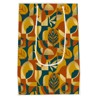 Sac Cadeau Moyen Motif botanique