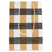 Sac Cadeau Moyen Motif Brown de vérification du service (Dos)