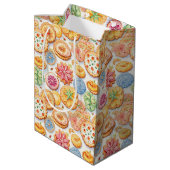 Sac Cadeau Moyen Motif carrelé de la soirée biscuit (Dos Angle)