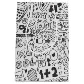 Sac Cadeau Moyen motif chimique de l'école (Dos)