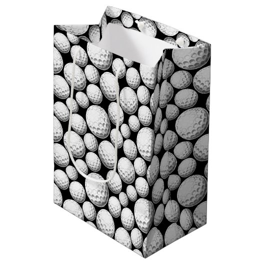 Sac Cadeau Moyen motif cool de golf à bille (Devant Angle)