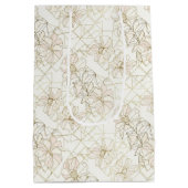 Sac Cadeau Moyen Motif d'art en ligne botanique minimal (1) (Dos)