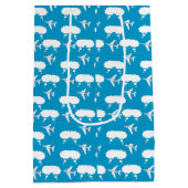 Sac Cadeau Moyen Motif d'avion Sky Blue (Dos)