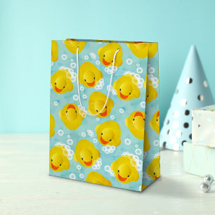 Sac Cadeau Moyen Motif de bain canards en caoutchouc