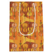 Sac Cadeau Moyen Motif de Cellos coloré (Dos)