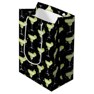 Sac Cadeau Moyen Motif de cocktail Margarita