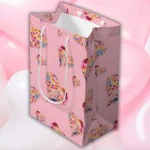 Motif de coeur rétro rose Valentine