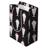 Sac Cadeau Moyen motif de Diner Milkshakes 1950 (Dos Angle)