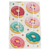 Sac Cadeau Moyen Motif de Donuts (Dos)