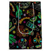 Sac Cadeau Moyen Motif de Fiesta du Mexique (Dos)