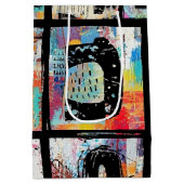 Sac Cadeau Moyen Motif de graffiti urbain coloré (5) (Dos)