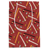 Sac Cadeau Moyen Motif de hockey (Devant)