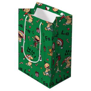 Sac Cadeau Moyen Motif de hymnes de louange de chant de bébé