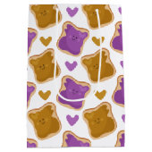 Sac Cadeau Moyen Motif de Kawaii PBJ (Dos)