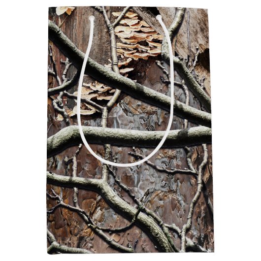 Sac Cadeau Moyen Motif de la chasse au camouflage 8 (Devant)