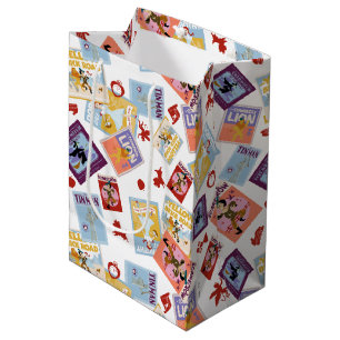 Sac Cadeau Moyen Motif de lancer avec impression de personnage du M