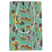 Sac Cadeau Moyen Motif de l'autocollant rétro Goonies (Devant)