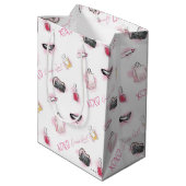 Sac Cadeau Moyen Motif de maquillage pour filles Gossip (Dos Angle)