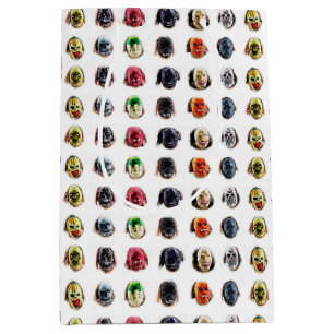 Sac Cadeau Moyen Motif de masque effrayant cool