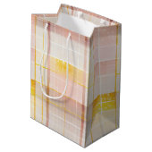 Sac Cadeau Moyen Motif de Noël en or rose n° 7 ID1009 (Dos Angle)