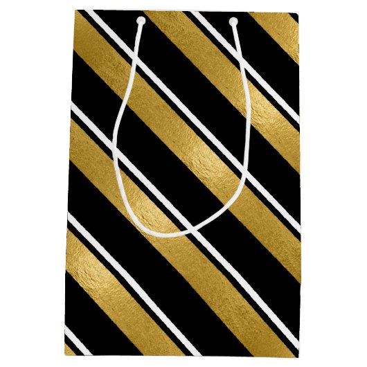 Sac Cadeau Moyen Motif de Noël Gold ID862 (Dos)