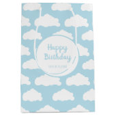 Sac Cadeau Moyen Motif de nuages lunaires (Devant)