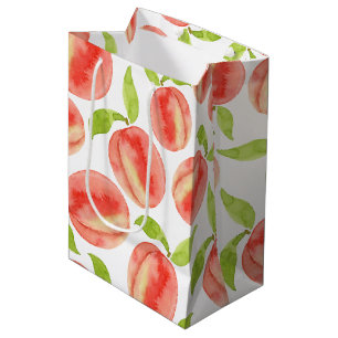 Sac Cadeau Moyen Motif de pêche aquarelle