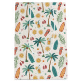 Sac Cadeau Moyen Motif de plage d'été tropical (1) (Dos)
