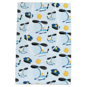 Sac Cadeau Moyen Motif de police (Dos)