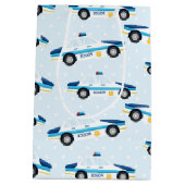 Sac Cadeau Moyen Motif de police (Dos)