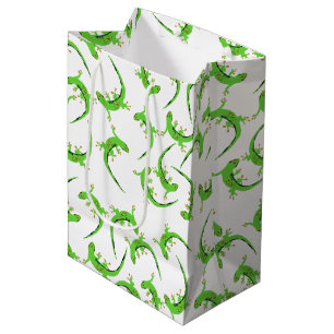 Sac Cadeau Moyen Motif de reptile Gecko Lizard