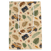 Sac Cadeau Moyen Motif de road trip vintage (3) (Dos)