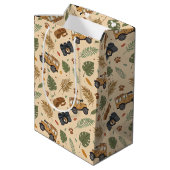 Sac Cadeau Moyen Motif de road trip vintage (3) (Dos Angle)